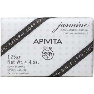 Apivita Natural Soap Jasmine savon nettoyant solide 125 g pas cher