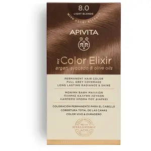 homehot Apivita My Color Elixir coloration cheveux sans ammoniaque teinte 8.0 Light Blonde 1 pcs pas cher