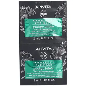 Comparateur de prix : Apivita Express Beauty Masque Yeux Ginkgo Biloba | 2 x 2 ml