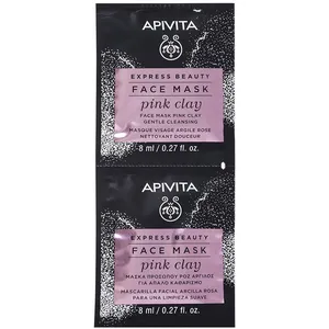 Comparateur de prix : Apivita Express Beauty Masque Visage Nettoyant Doux à l'Argile Rose