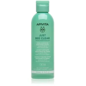 Apivita Just Bee Clear Lotion purifiante minimisant les pores pour peaux grasses 200 ml pas cher