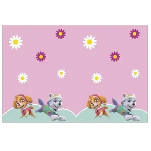 Procos - Nappe en plastique Pat Patrouille Skye et Everest 120x180 cm