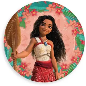 Comparateur de prix : PROCOS Assiettes - Vaiana - Lot de 8 - Carton - 23 cm - Fleuri
