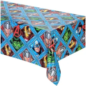 Procos Nappe en plastique 120 x 180 cm Avengers Mighty, multicolore, 5pr87968