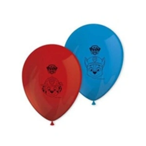 8 x Ballons Latex PAT PATROUILLE Paw Patrol Rouge/Bleu ANNIVERSAIRE