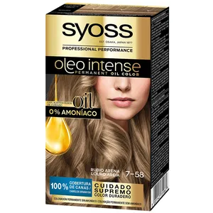 Syoss Olio Intense Tinte Sin Amoniaco 7.58-rubio Arena 5 Piezas Mujer pas cher