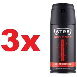 STR8 Red Code déodorant en spray 150 ml pas cher