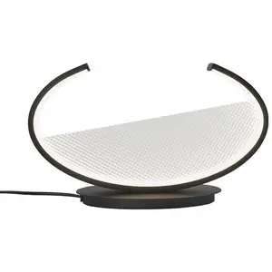 Viokef Lampe à poser LED Adele, hauteur 22 cm, noir, métalVendu parluminaire