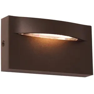 Viokef Applique d'extérieur LED Vita, brun rouille, 13,7 x 7,5 cm pas cher