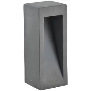 Viokef Luminaire pour socle LED Style, béton, gris