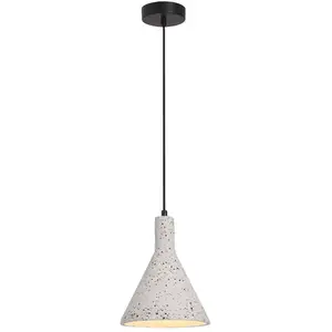 Viokef Suspension Dot, béton, blanc pas cher