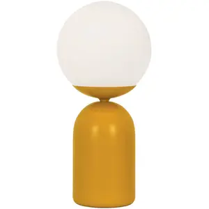 Viokef Lampe de table Erietta, jaune pas cher