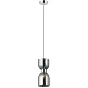 Viokef Suspension Memory, verre, chrome/gris fumée pas cher