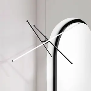 Viokef Suspension LED Sandy, longueur 90 cm, noir, métal pas cher
