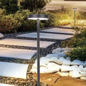 Viokef lampe pour socle LED Tango gris foncé Hauteur 50 cm Métal, piqu...