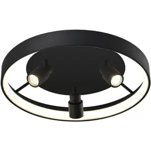 Viokef Plafonnier LED Denis circulaire avec 3 spotsVendu parluminaire