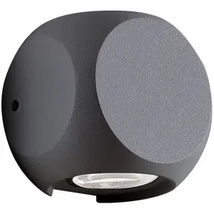 Viokef Applique extérieur LED Ballito up/downlight, gris pas cher