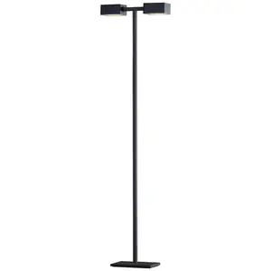 Viokef Lampadaire LED Nosto acier, abat-jour inclinable pas cher