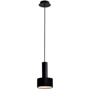 Viokef Suspension Arietta abat-jour velours, noir pas cher