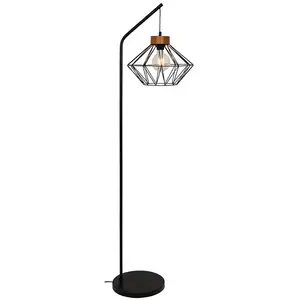 Viokef Lampadaire Vega avec un abat-jour cage pas cher