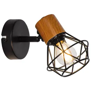 Viokef Applique Vega avec un abat-jour cageVendu parluminaire