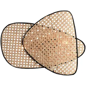 Viokef Applique murale Gheisa en rotin, à 2 lampes pas cher