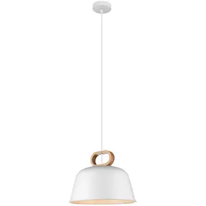 Viokef Suspension Clip en acier, blanche pas cher