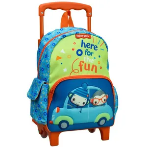CMP Sac à dos à roulettes maternelle Fisher Price Singe Fun 30 CM pas cher