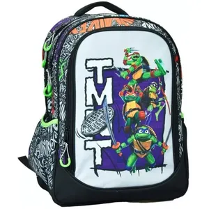 Sac à dos - Tortue Ninja - 45 CM - 2 Compartiments - Poches latérales - Mixte pas cher