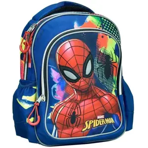Comparateur de prix : Sac à dos - SPIDERMAN - Maternelle - 30 CM - Bleu - 1 compartiment zippé - Mixte