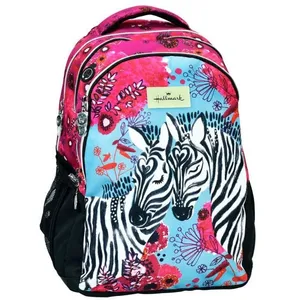 Sac à dos - HALLMARK - Zèbre - 48 CM - 2 Compartiments - Bretelles rem... pas cher