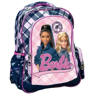 Comparateur de prix : Sac à dos - BARBIE - Campus - 43 CM - 2 Compartiments - Rose - Enfant