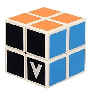 Jouet de puzzle - V-CUBE - Cube Magique 2x2 Blanc - 8 pièces - Rubik's cube