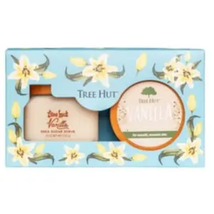 TREE HUT Vanilla Sugar Scrub & Whipped Body Butter Coffret soin corps 1 art. pas cher