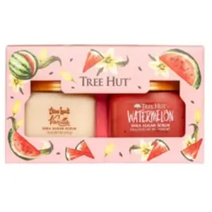 TREE HUT Watermelon and Vanilla Sugar Scrubs Coffret soin corps 1 art. pas cher