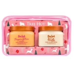 TREE HUT Xmas Set Tropic Glow and Vanilla Sugar Scrubs Coffret soin corps 1 art. pas cher