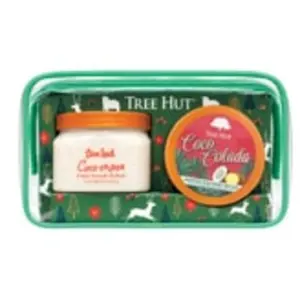 TREE HUT Xmas Set Coco Colada Sugar Scrub & Whipped Body Butter Coffret soin corps 1 art. pas cher