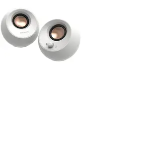 Creative Technology Pebble V3 (weiß, Bluetooth, Usb-c, Klinke) pas