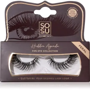 SOSU Cosmetics Hidden Agenda Fox Eye Collection faux-cils teinte Feral 1 pcs pas cher