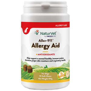 NaturVet Aller-911 Advanced Allergy Aid - 70 bouchées à mâcher pas cher