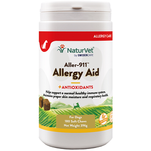 NaturVet Aller-911 Advanced Allergy Aid - 180 bouchées à mâcher pas cher