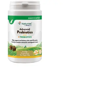 NaturVet Advanced Probiotics + pour chien - 70 bouchées à mâcher pas cher