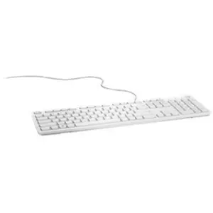 Comparateur de prix : Clavier filaire Dell - KB216 - États-Unis international (QWERTY) - blanc