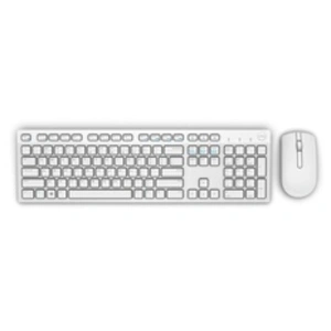 Clavier et souris sans fil Dell - KM636 - français (AZERTY) - blanc pas cher