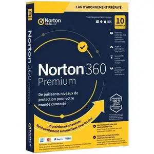 Norton 360 Premium Sécurité antivirus 1 licence(s) 1 année(s) pas cher