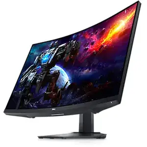 Ecran pc gaming dell s3222dgm 31.5 ecran incurvé qhd noir 210-AZZH pas cher
