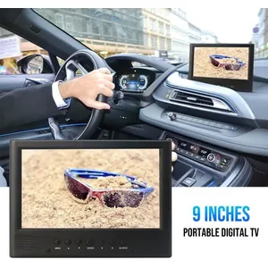 Téléviseur LED portable 9" - WIRLSWEAL - D9 - DVB-T2 - 800P x 480P - U... pas cher