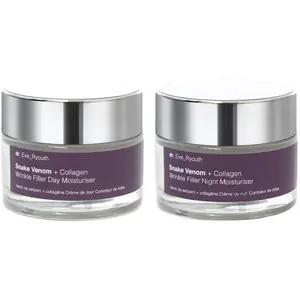 DR. EVE_RYOUTH Crèmes anti-rides - Venin de serpent & collagène - Jour & nuit - 2 x 50 ml pas cher