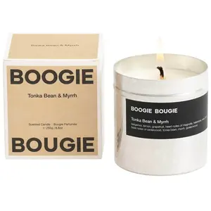 Bougie parfumée -Tonka bean and Myrrh - 250g Boogie Bougie pas cher