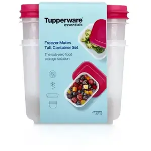 Boîte hermétique TUPPERWARE Freezer Mates Tall Container Set pas cher